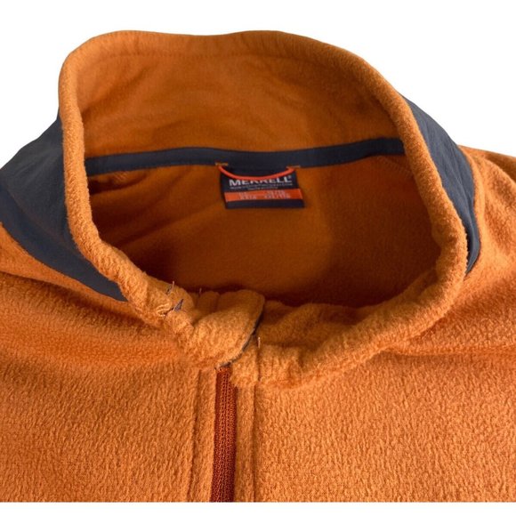 Merrell Flux Lightweight 1/4 Zip Pullover Fleece Size XL Sweatshirt Burnish - Picture 4 of 6